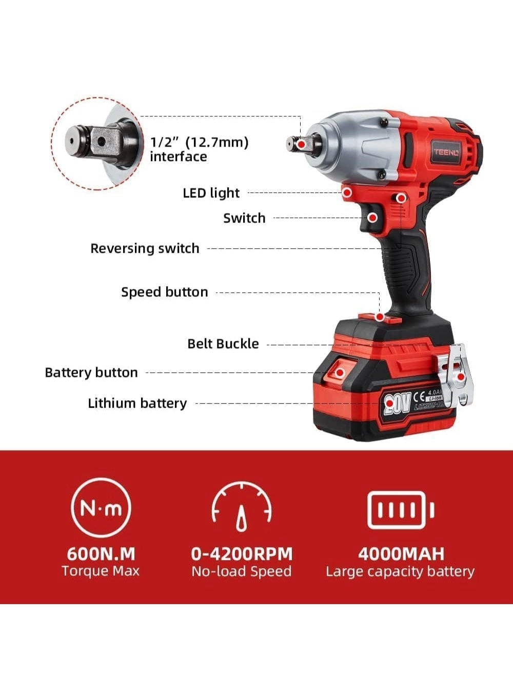Impact Wrench - 600Nm