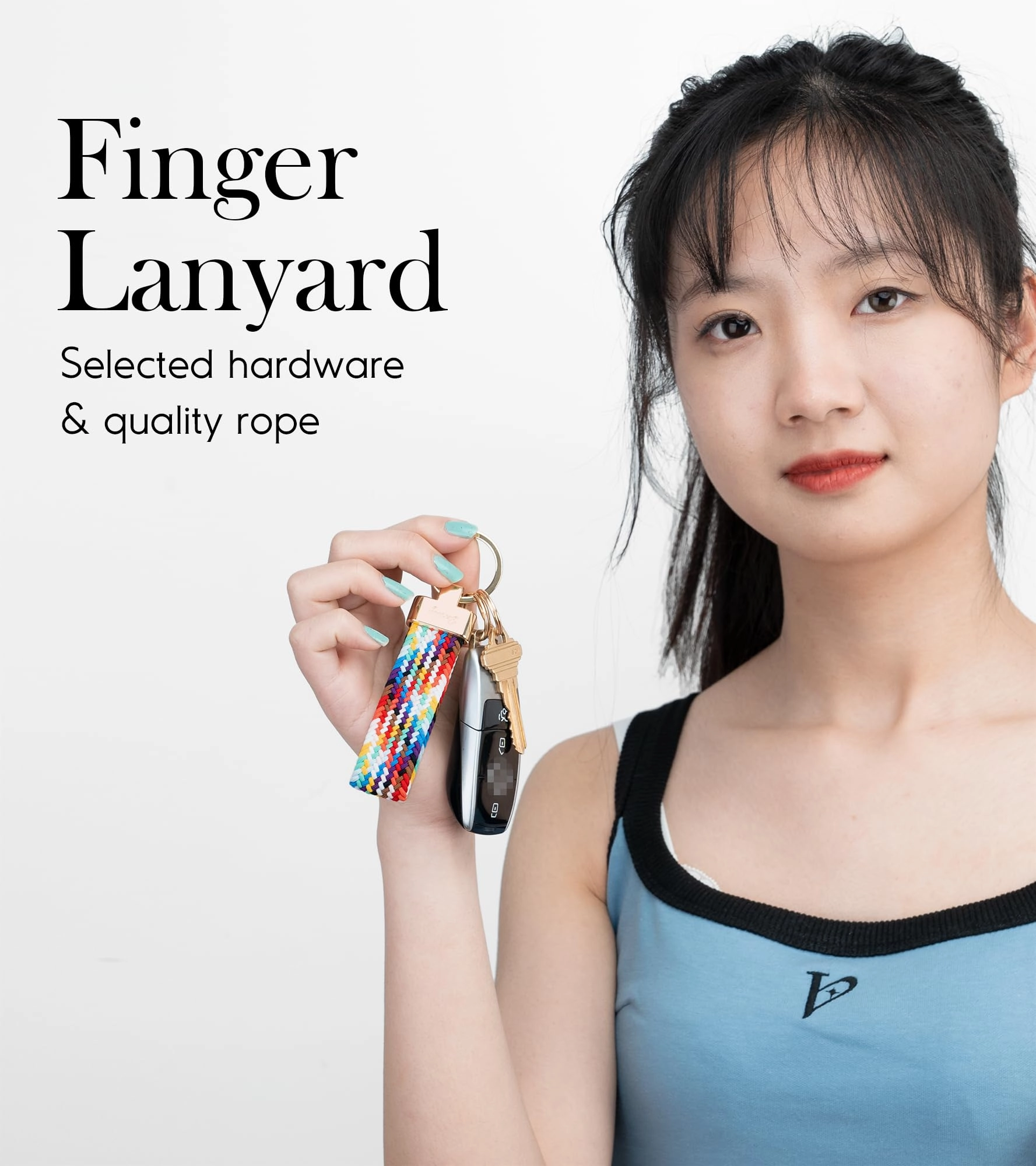 Car Keychain - Stretchy Elastic