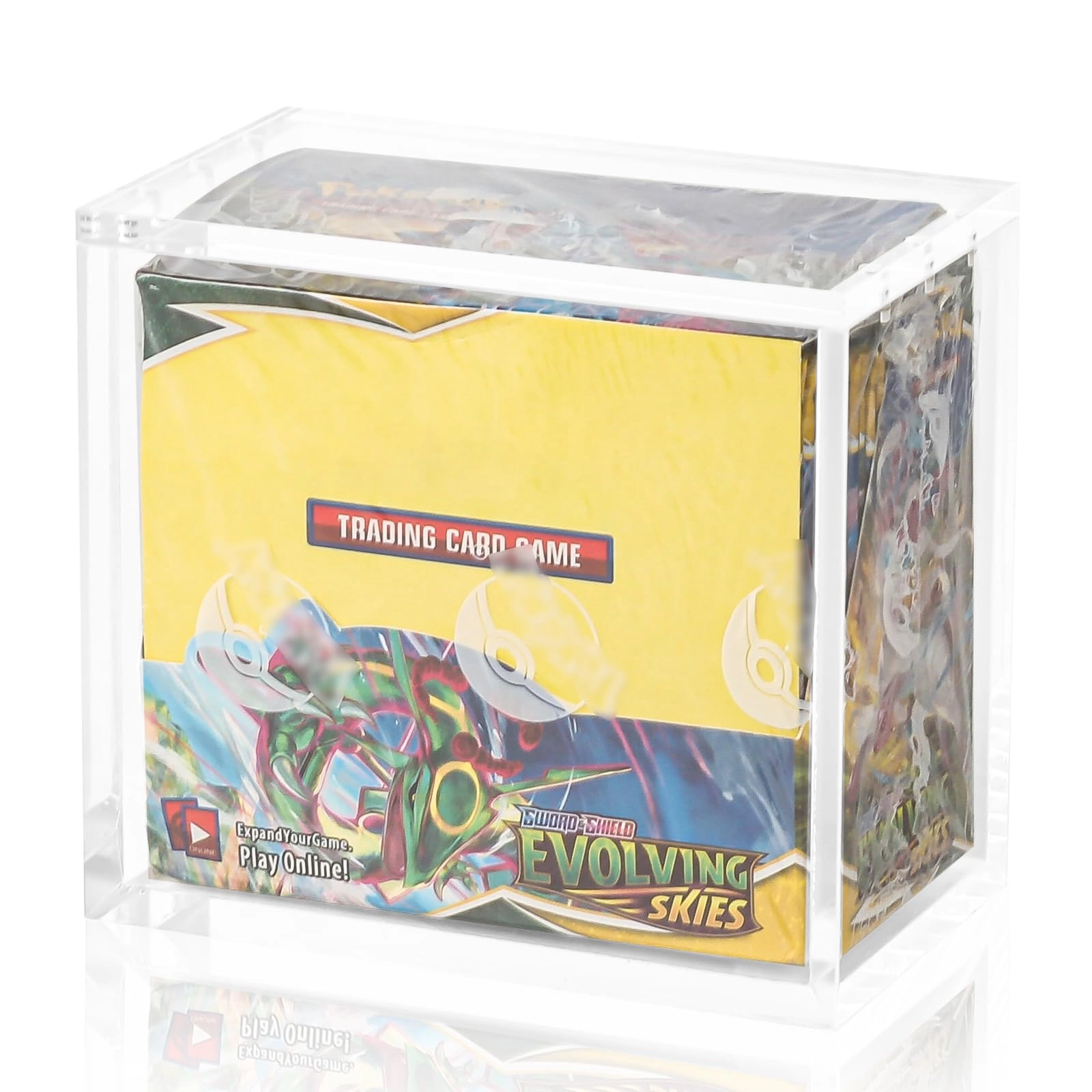 Baskiss Clear Booster Box Acrylic Magnetic Protector Case - 7mm Six Strong Magnets