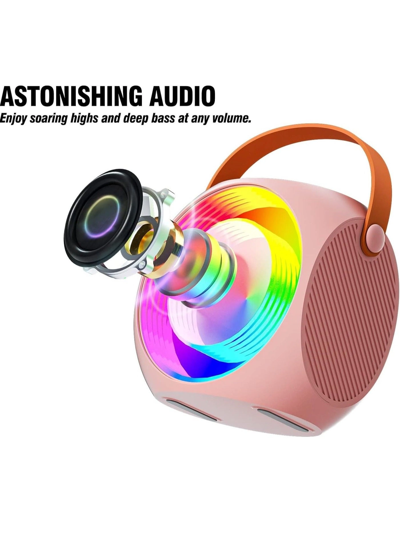 Karaoke Machine - 2 Wireless Microphones 10W