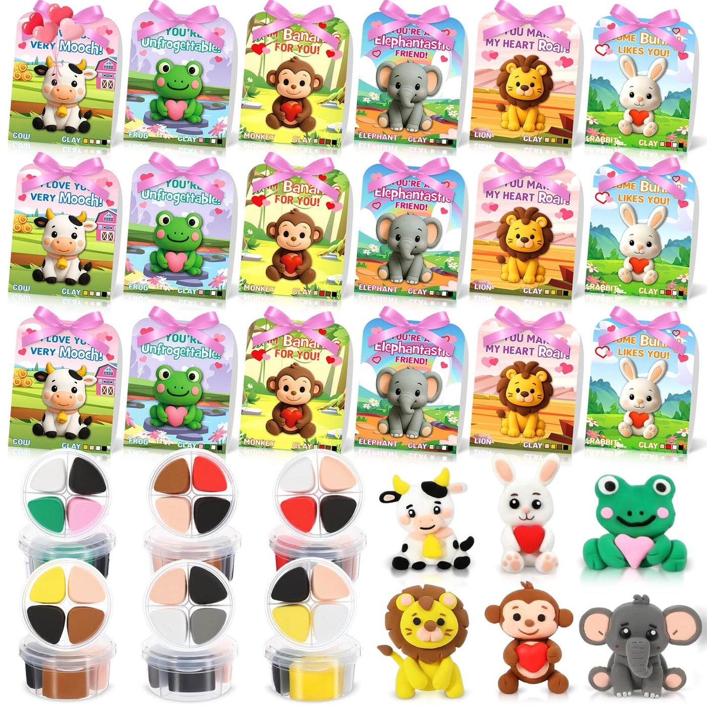 Air Dry Clay Kit - air dry clay 18 pcs.