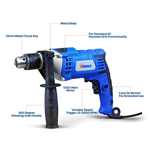 Impact Drill - 650 Watt Hammer and Drill 13 MM