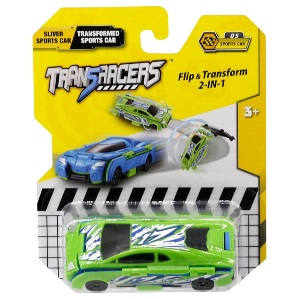 Transracers 2-In-1 Transformed Sports Car - Lightweight Compact