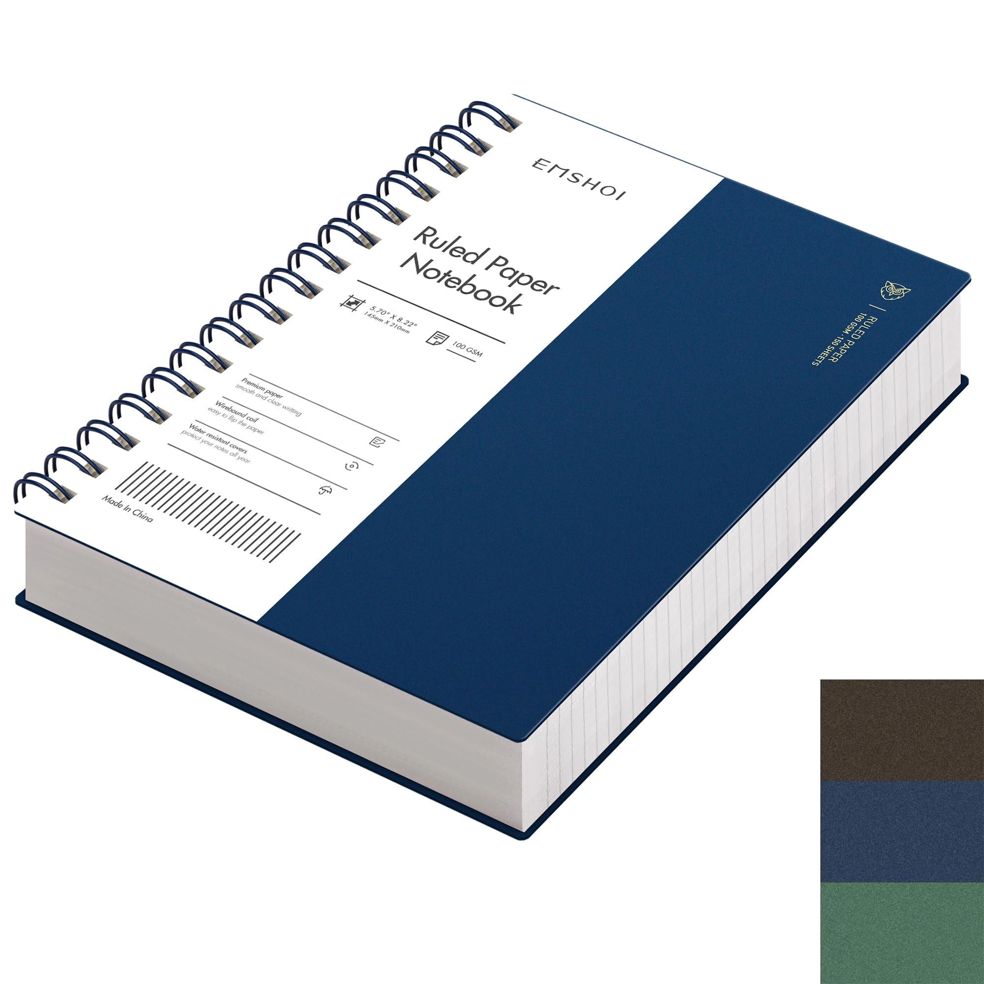 Notebook A5 Spiral - Lined 150 Sheets