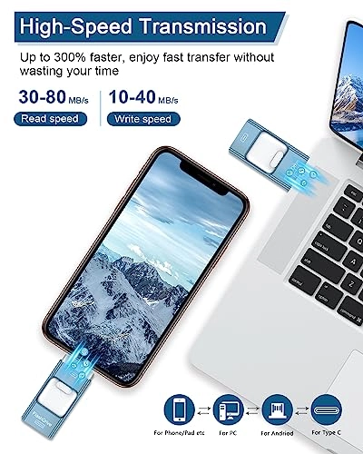 UD203 - USB 3.0 iOS Micro USB Type-C 512GB