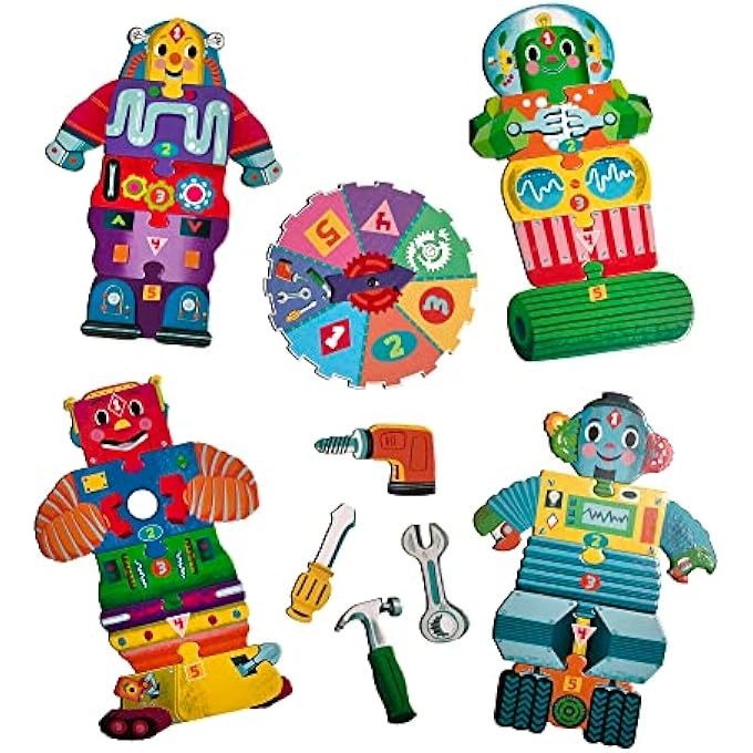 Build a Robot Spinner Game - 3 Years and up