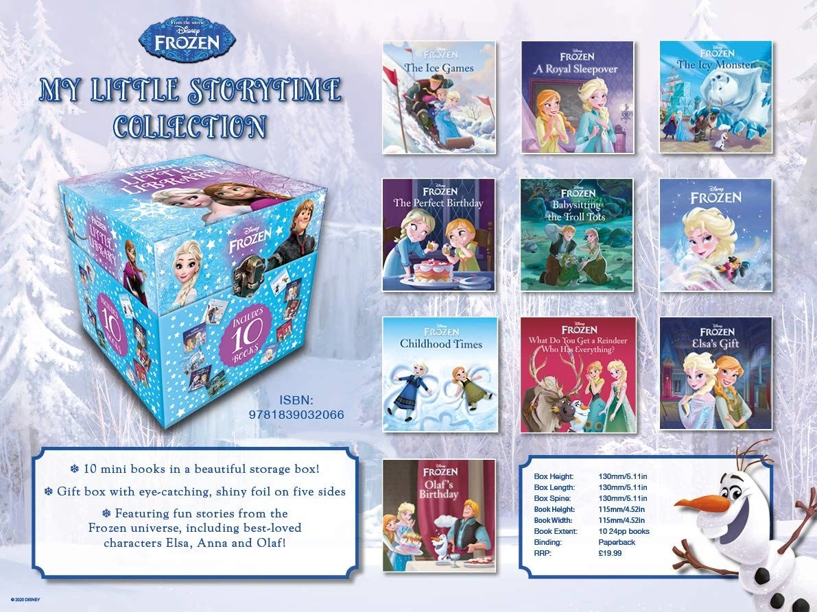 Disney Frozen Little Library - 5+ ten pieces