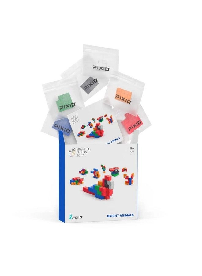 Magnetic Building Blocks - Animals 90 pcs