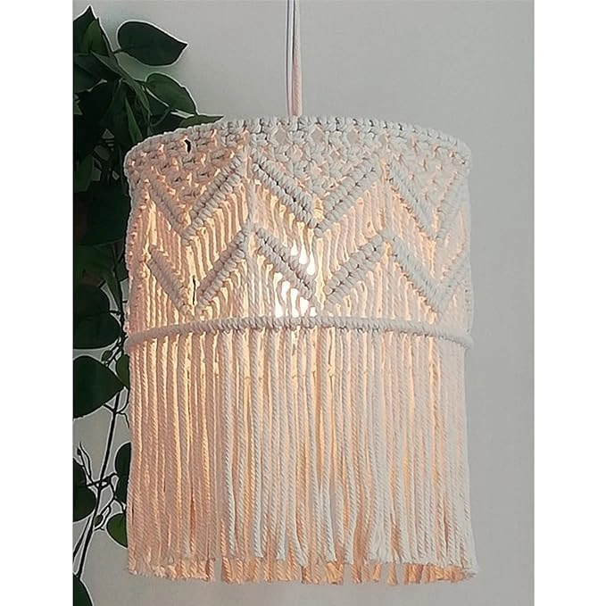 Macrame Chandelier - 12x18 Inch cotton