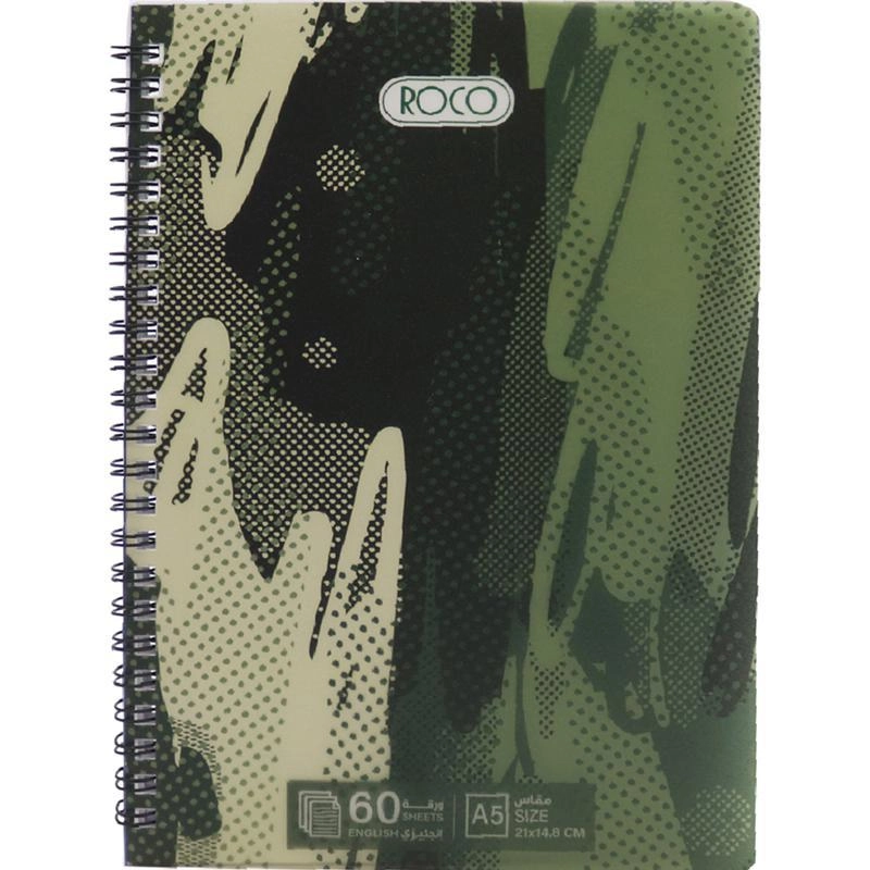 Notebook 19 X 26 cm Spiral - Grid 100 Sheets