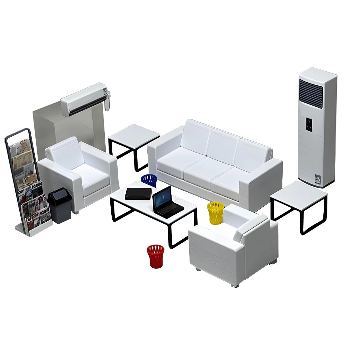 BAUBAUPLAY Car Repair Lounge Area Model - 1:18