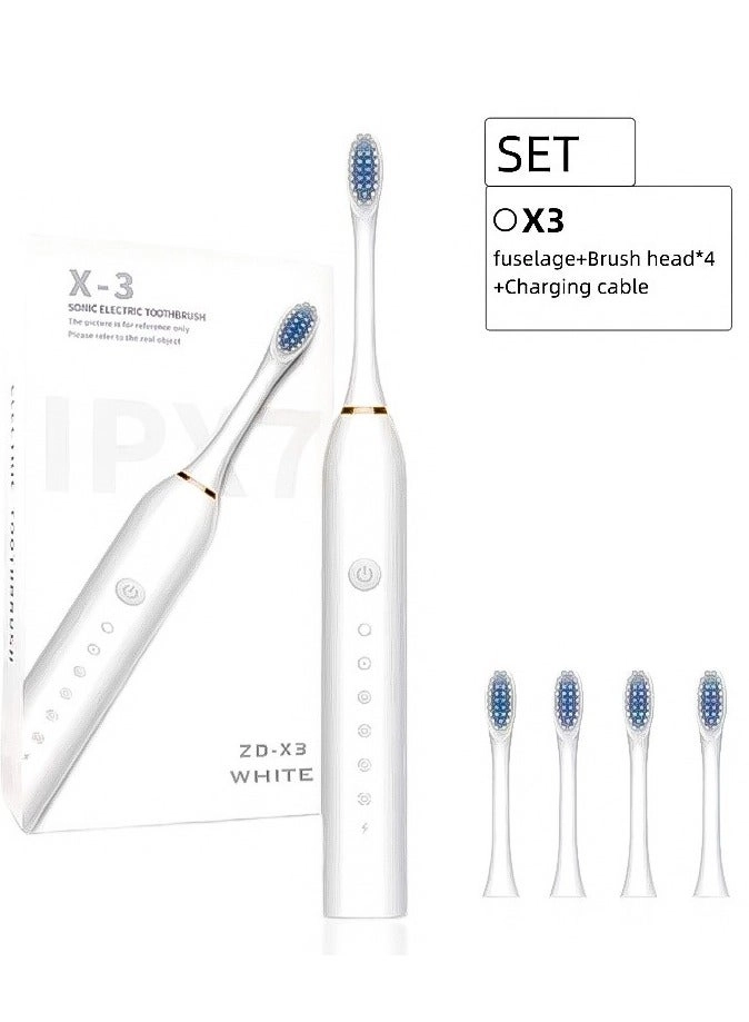 Sound Wave Electric Toothbrush - Six Modes 2-Minute Timer