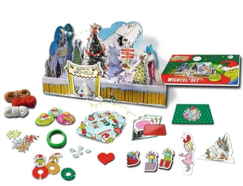 BeCreative DIY Wichtelset mit dem Grinch - grün für Kinder ab 4 Jahren