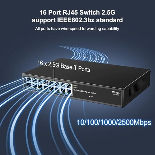 16x2.5G Ethernet Switch - 16-ports