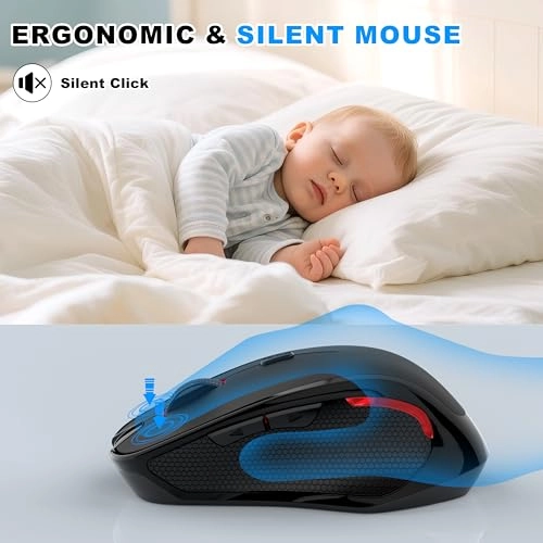 Rechargeable Silent Slim Mouse - Bluetooth