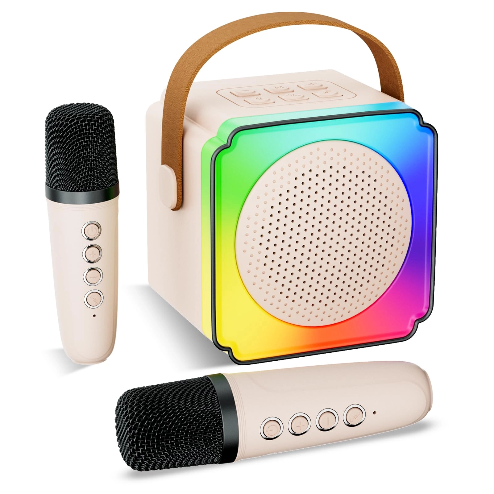 Lavliy Mini Karaoke Machine - 2 Microphones