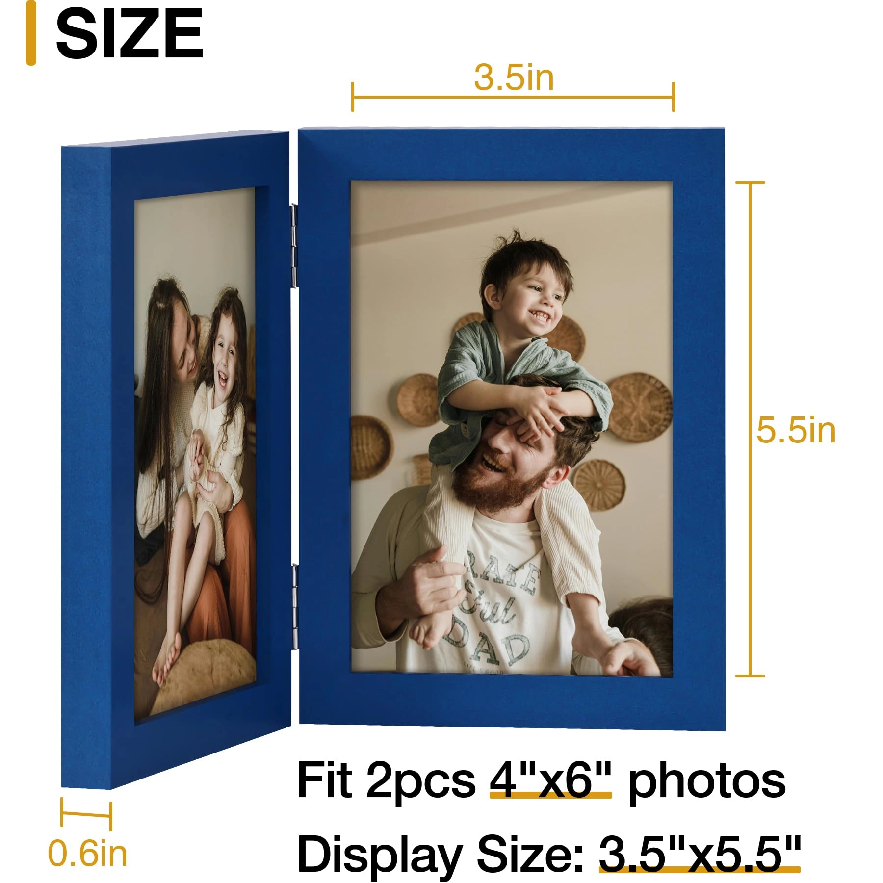 Double 6x4 Picture Frame