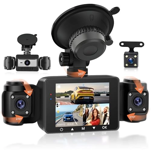 B0DWMG2HBQ 1080P front camera + left car 480 + right car 480 + rear 480