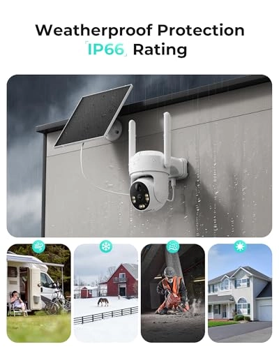 Solar Cellular Security Camera 2K Pack