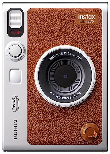 (Renewed) Instax Mini Evo - Brown Compact