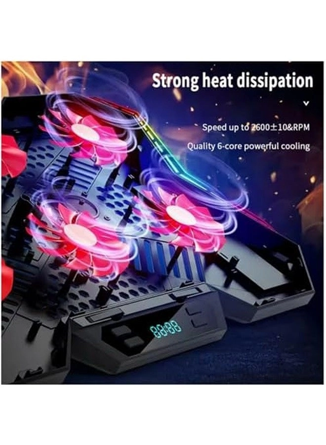 RGB Gaming Laptop Cooling Pad - 6 12-17 Inch