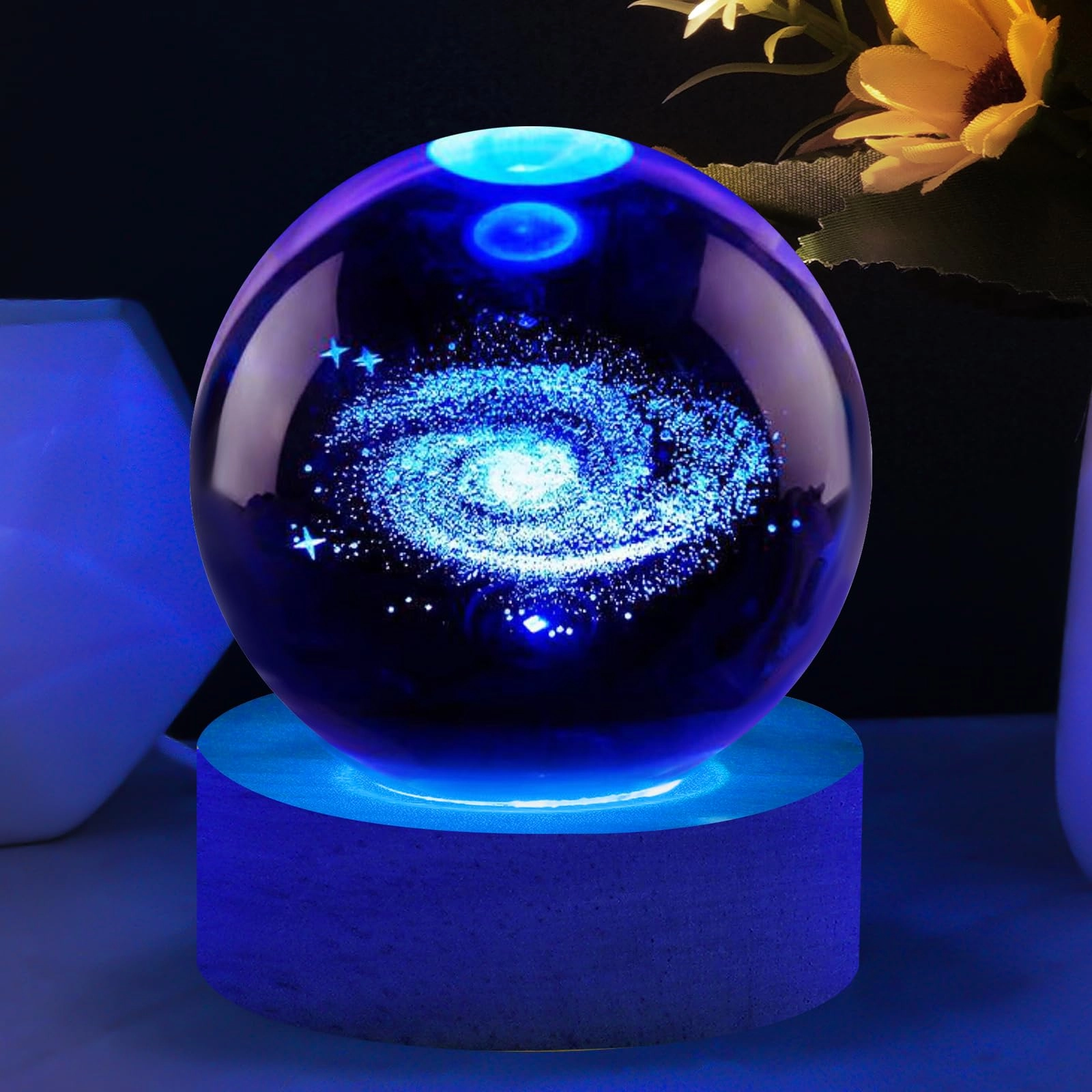 3D Saturn Planet Night Light