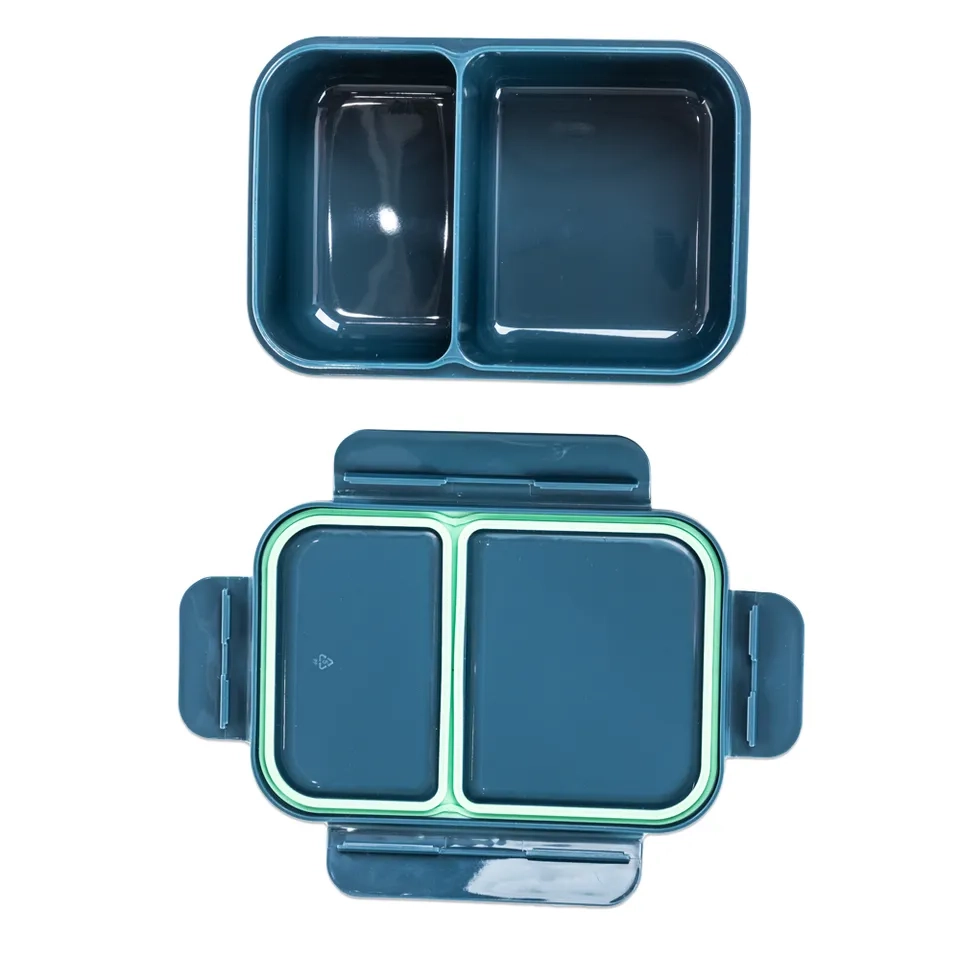 2 Compartment Bento Lunch Box - Donut Pink 1300ml