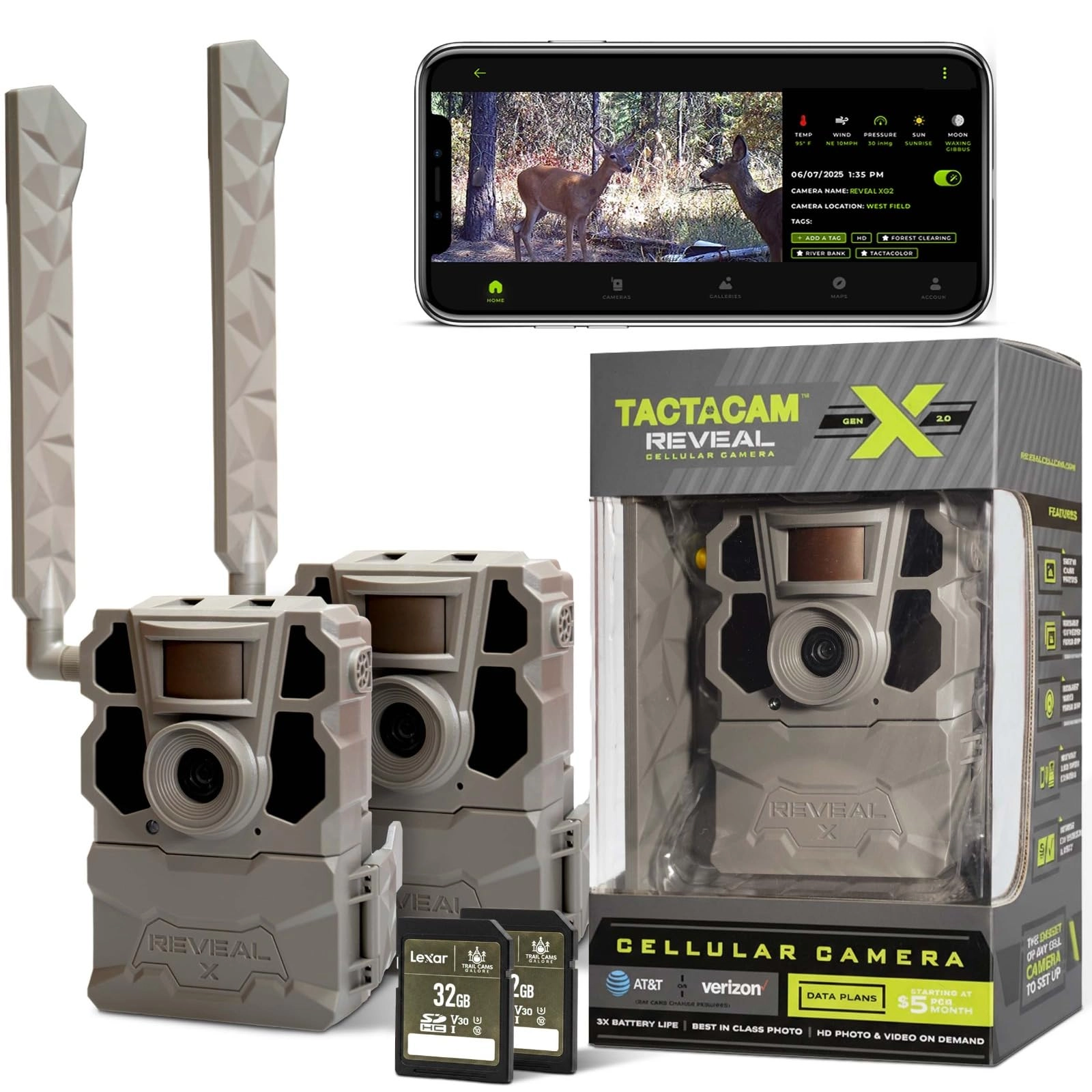 Tactacam Reveal X Gen 2.0 - LTE/4G 16MP