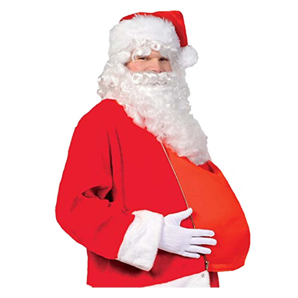 Party Centre Fabric Santa Belly - Suitable for 13 years & above 58.4 x 35.6 x 13.7 cm