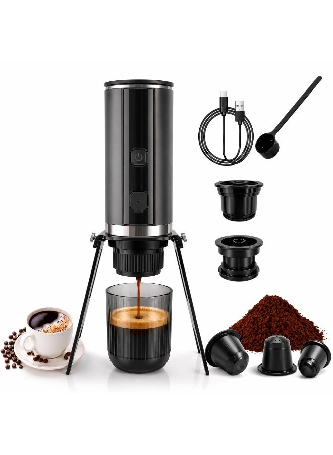 lanthour 3-in-1 Portable Mini Capsule - Nespresso Compatible One-Touch