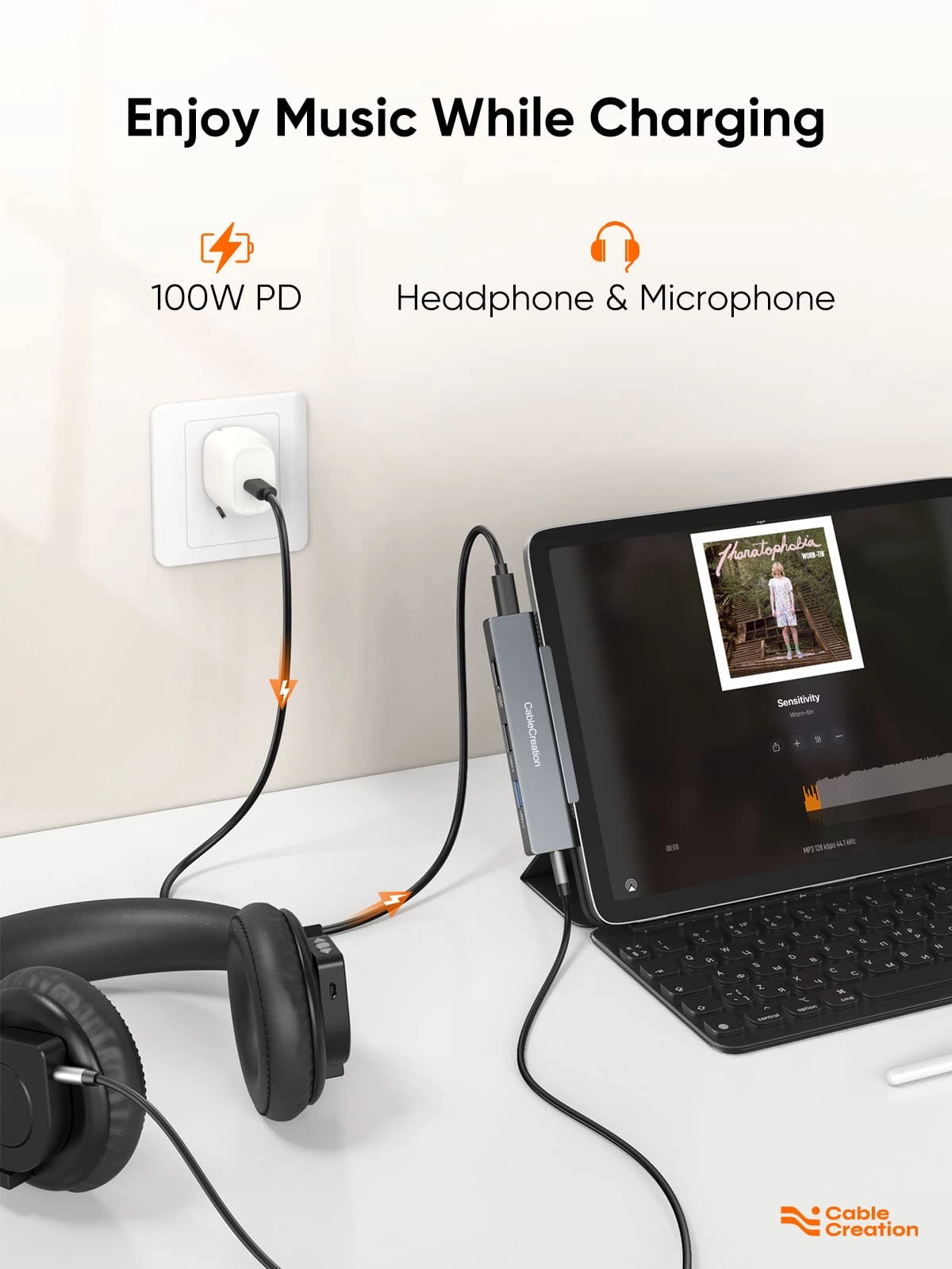 USB-C Hub - 4K 60Hz 5-in-1 100W Power Delivery
