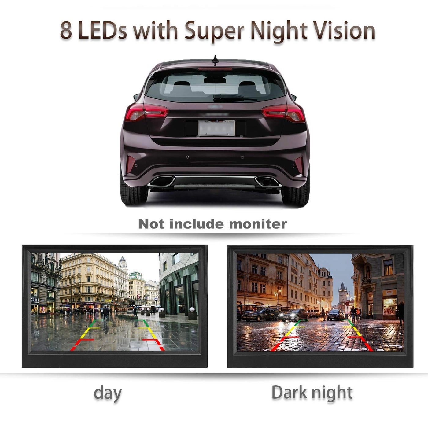 Backup Camera - Night vision Wired 960(H) * 576(V)