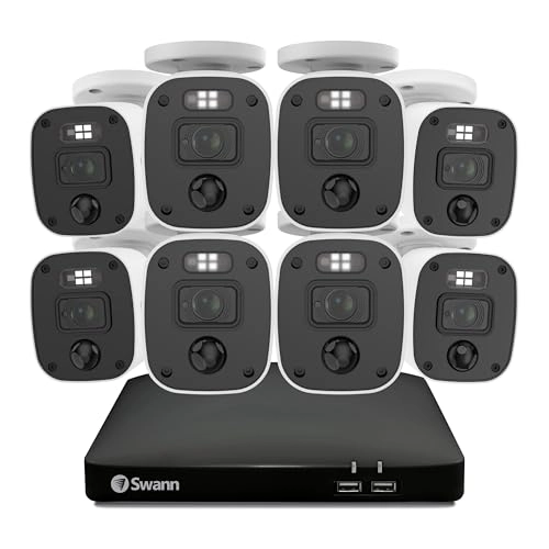 Wired DVR 4K Security Camera System - 1TB 8 Channels