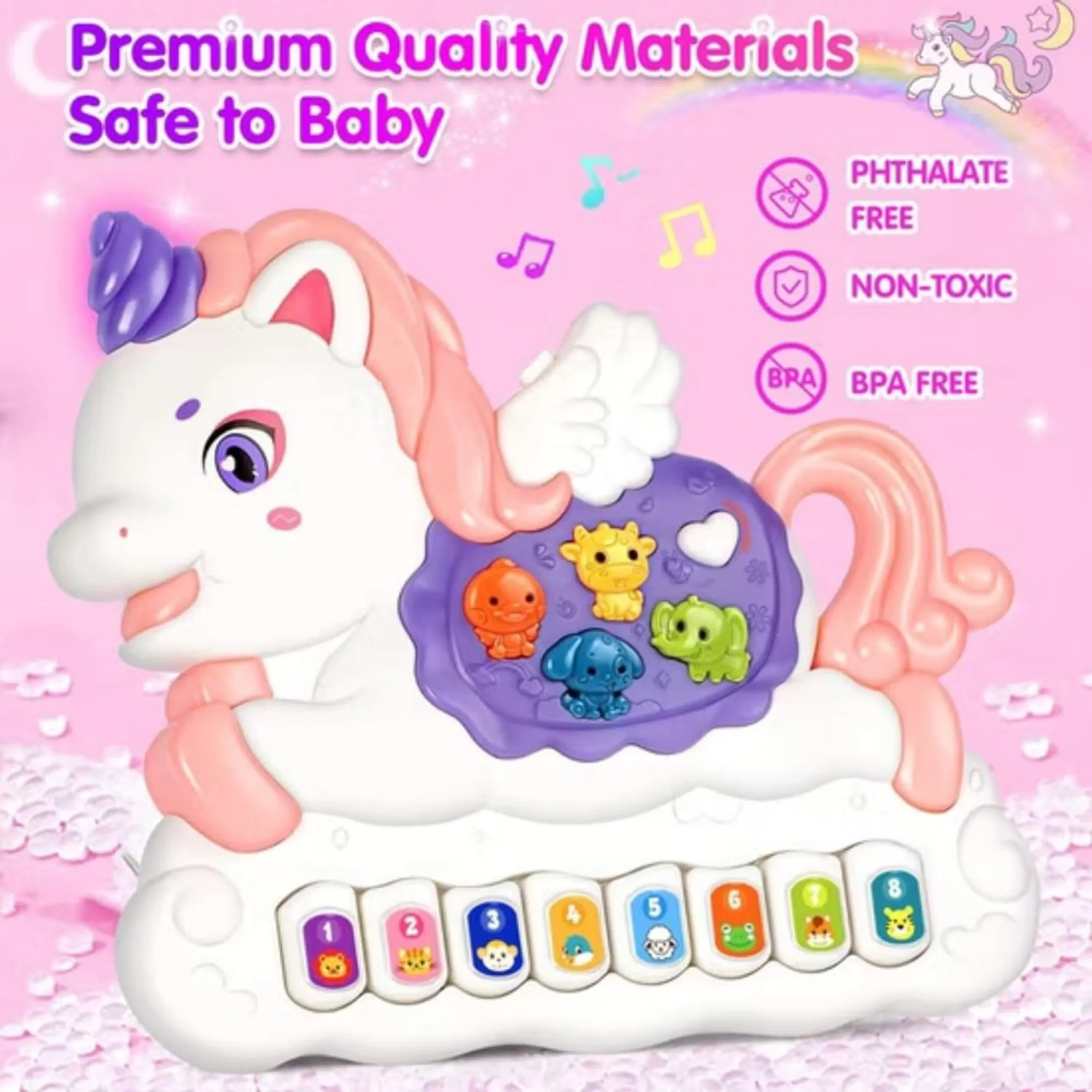 Baby Stroller Plush Hanging Mobile Rattle Toy - Suitable for 3 months and above