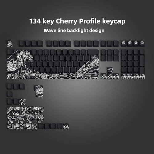 Shine Through keycap Set - 134 piece(s)