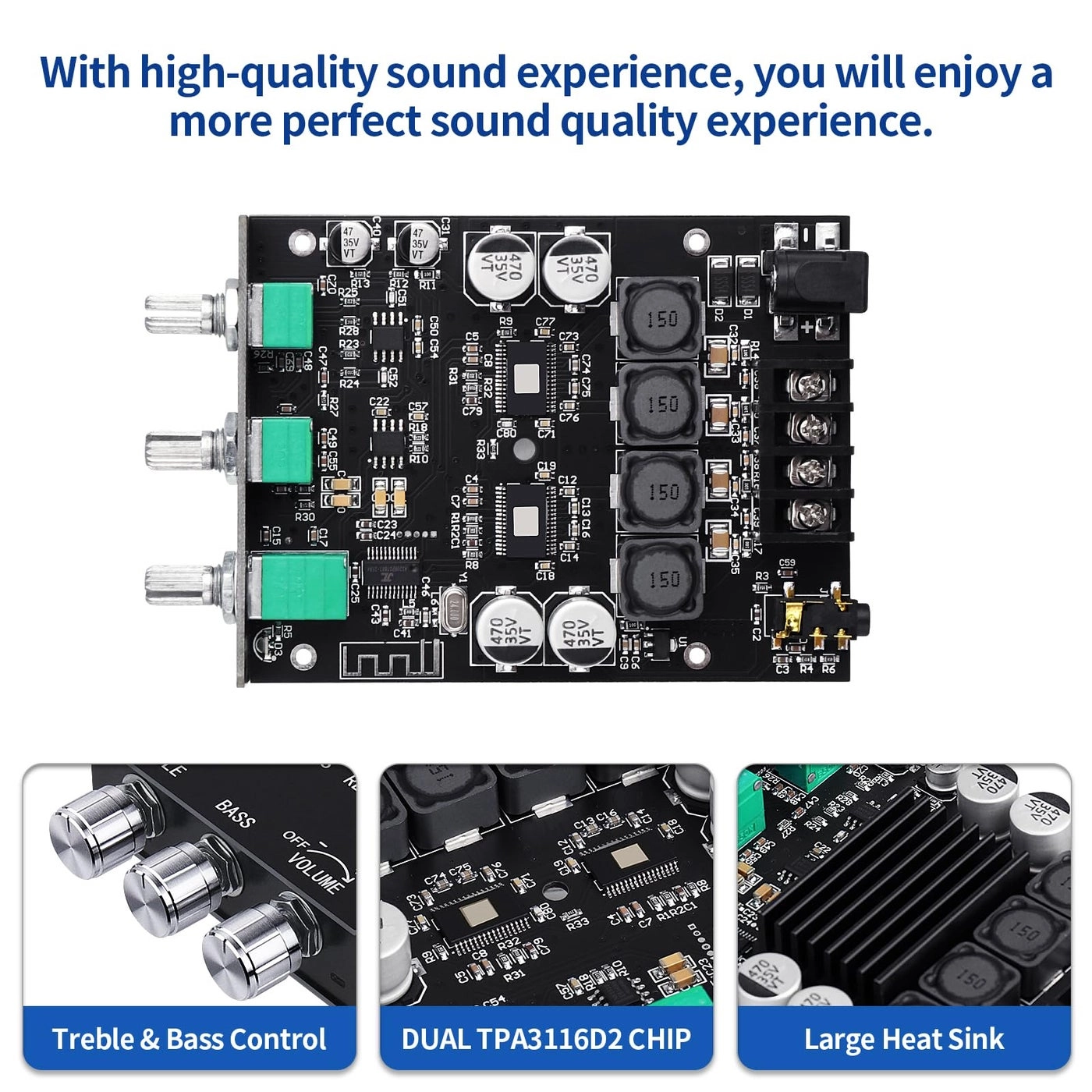 ZK-1002T PRO - 2.0 Channel 200W Pack