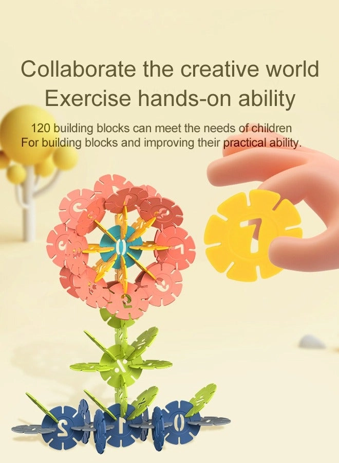 Flower Building Blocks - 120 pcs
