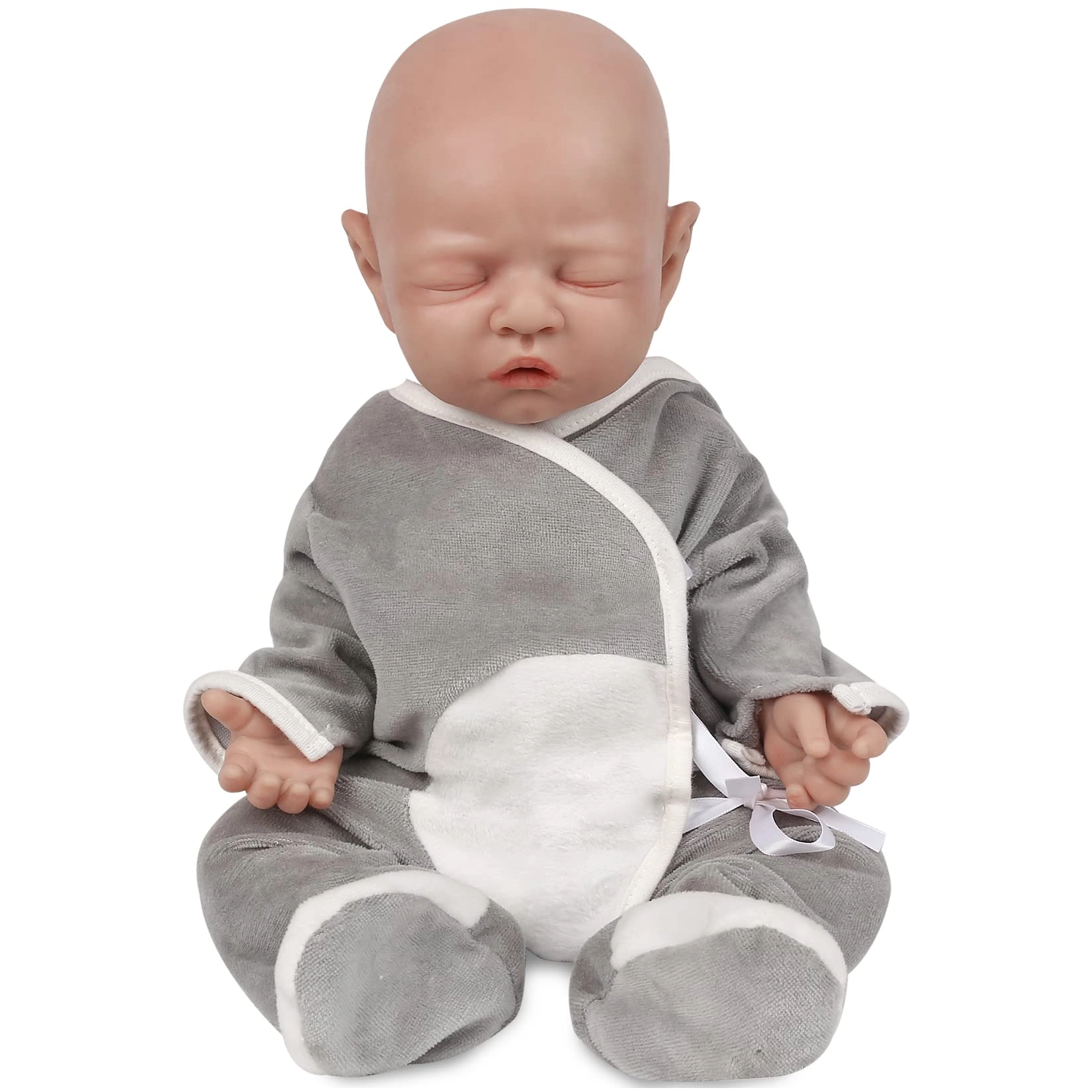 Vollence Reborn Baby Doll - 18 inch Silicone Boy Ages 3+