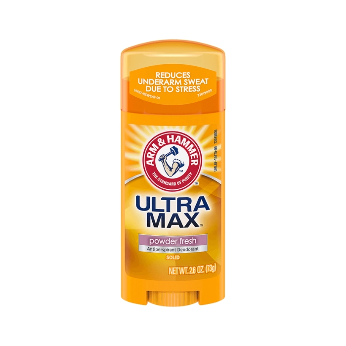 Arm and Hammer Ultra Max Deodorant Stick - Powder Fresh 73g