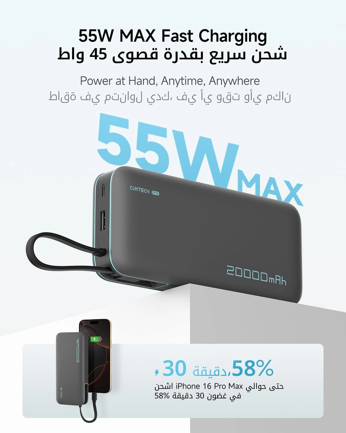CP25 - 20000mAh 55W
