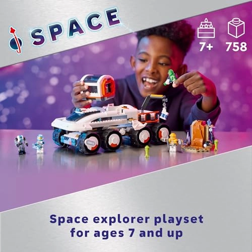 City Space Command Rover and Crane Loader (60432)