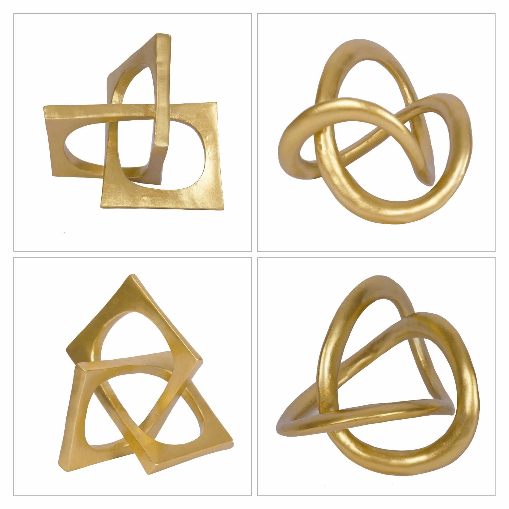 Gold Knot Statue - Resin