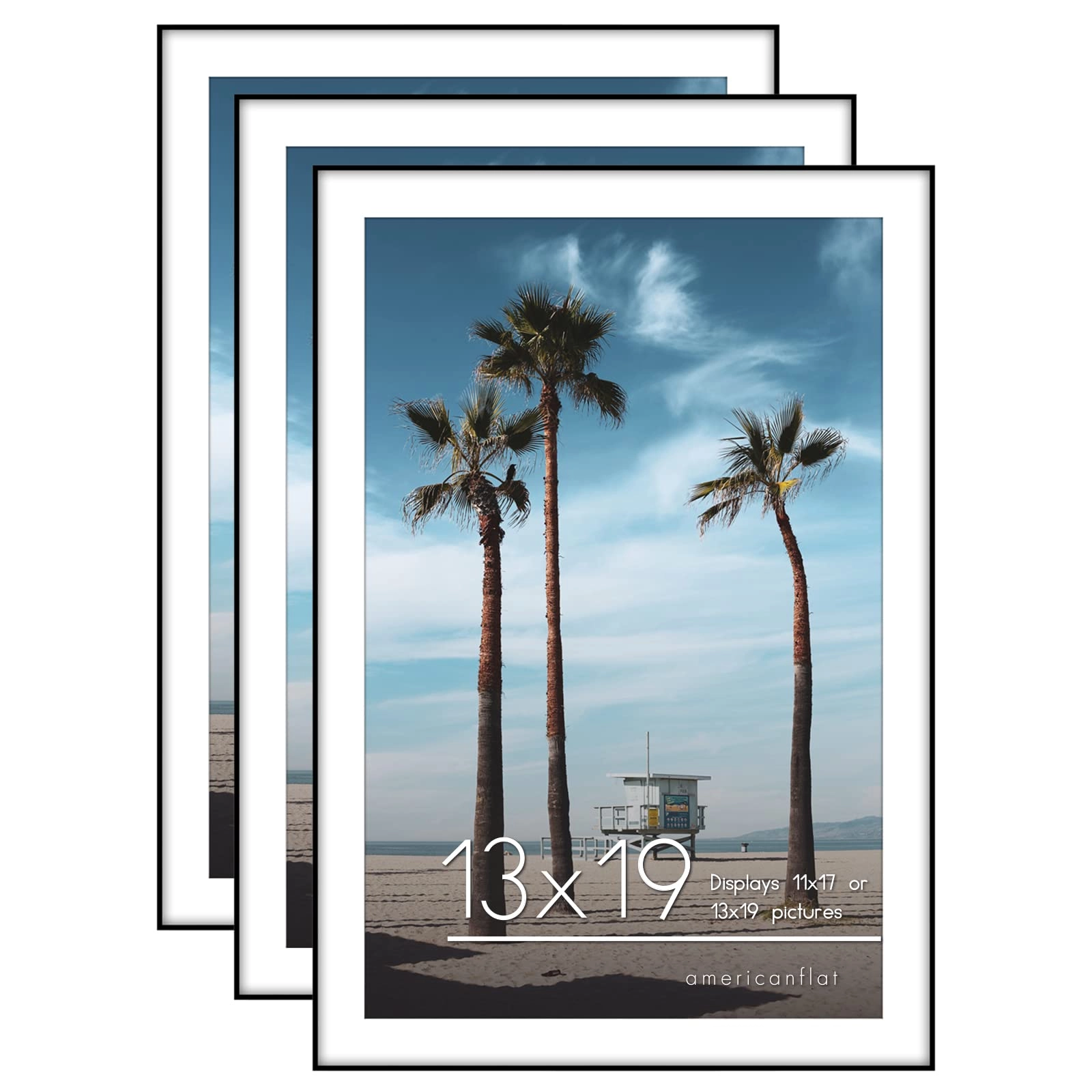 Americanflat Front Loading Picture Frame - 13x19