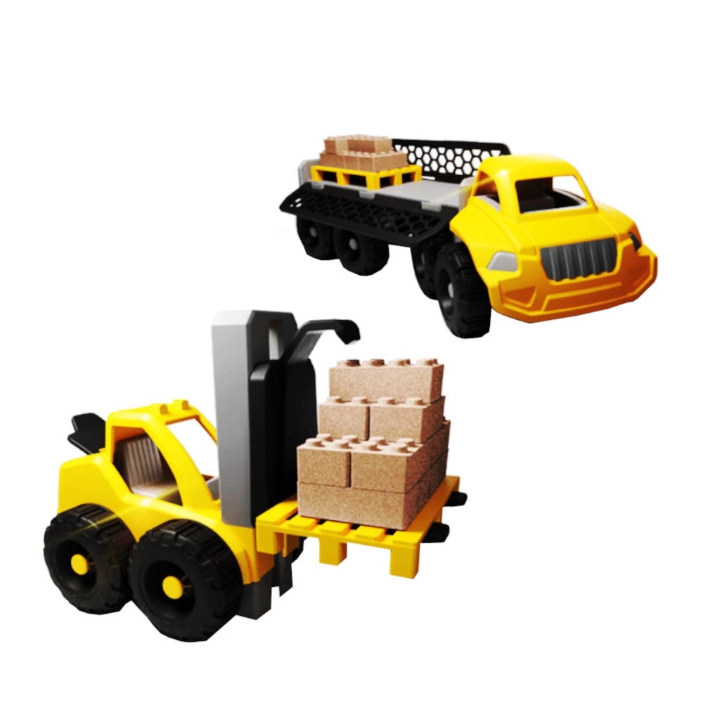 dede Art Craft Forklift Operator Play Sand Set - 3+ years