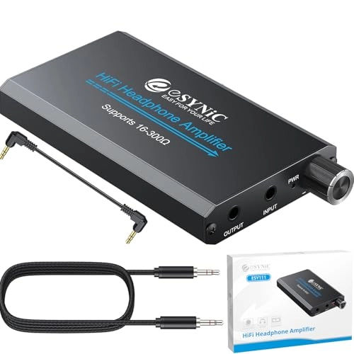 Headphone Amplifier - 16~300 ohm Rechargeable 3.5 mm