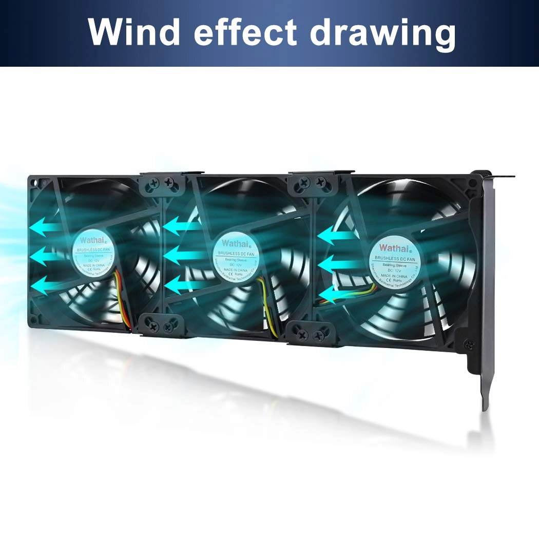 GPU Cooler Fans - 3x 90mm