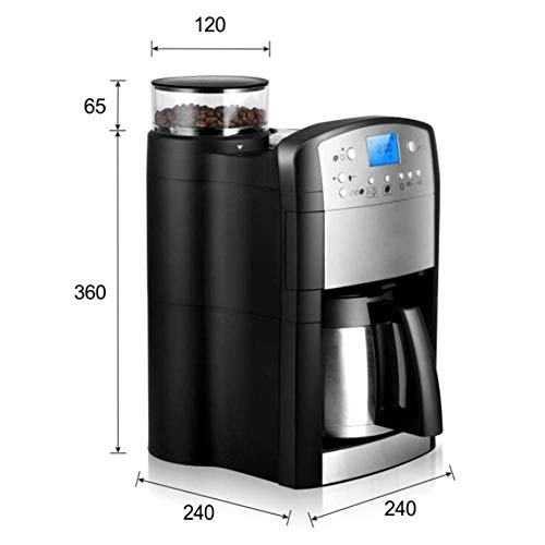 AHDVBWA - Separate filter Blue LCD Transparent grinder