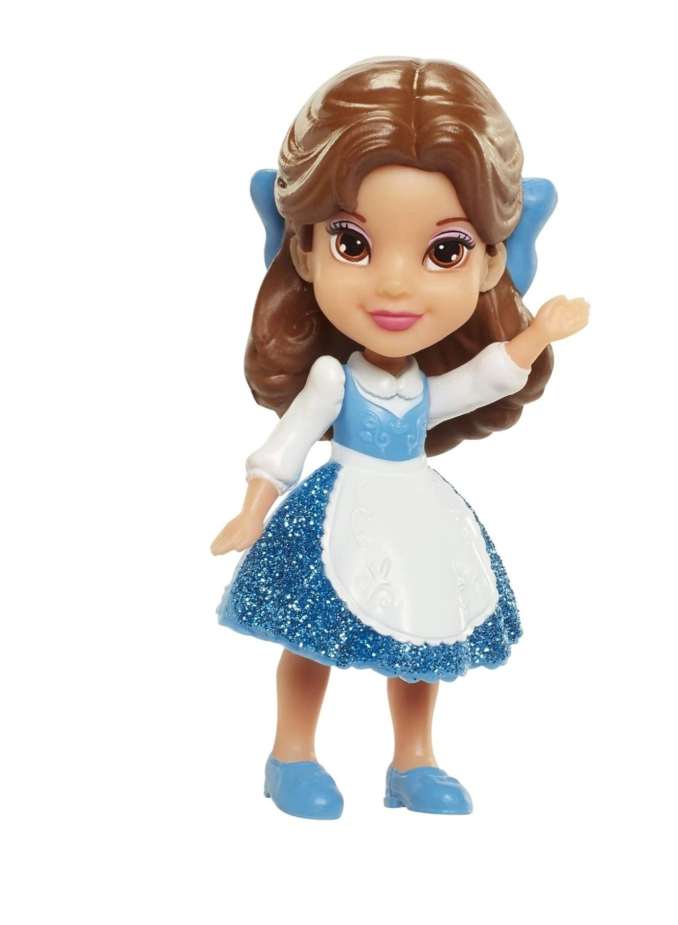 Belle Poseable Doll - 3.5 inches Blue Dress Ages 3+