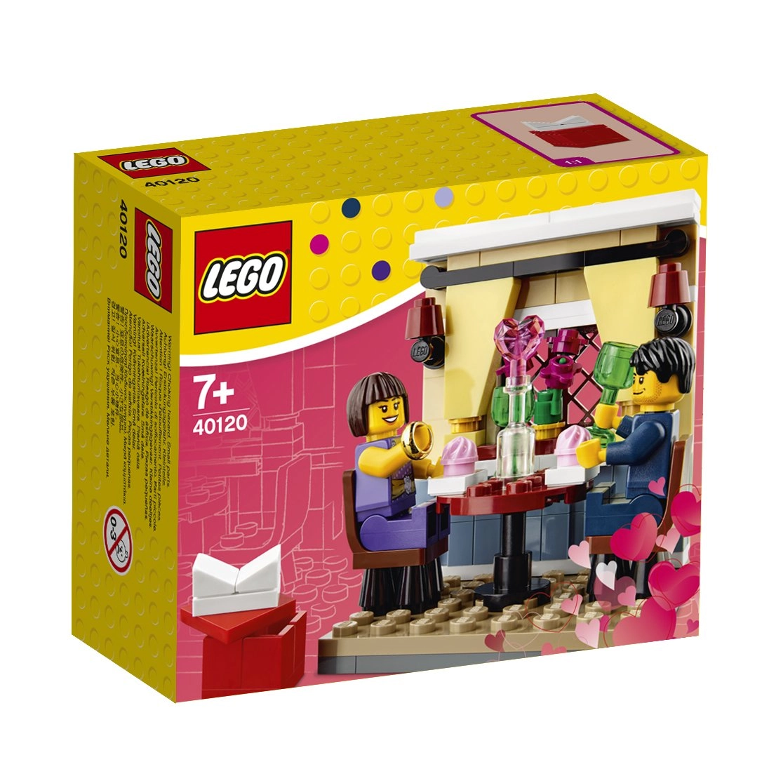LEGO Seasonal Valentine's Day Dinner (40120) - 2 minifigures gift box