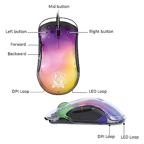 Harry Potter Wired Gaming Mouse - USB